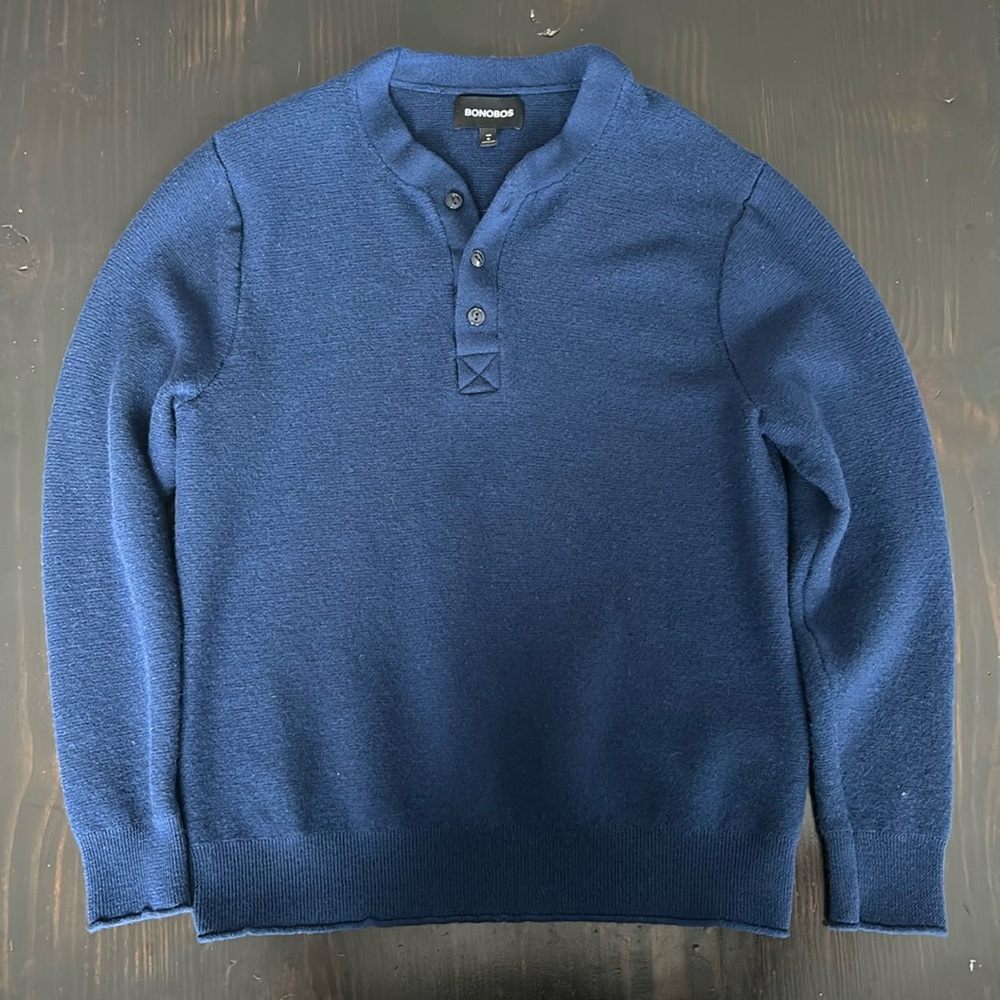 Bonobos Slim Fit 100% Merino Wool Sweater SZ XL